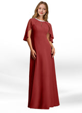 Augday Winnifred A-Line Beaded Chiffon Dress