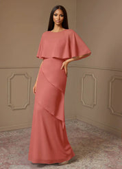 Augday Bowie A-Line Chiffon Dress