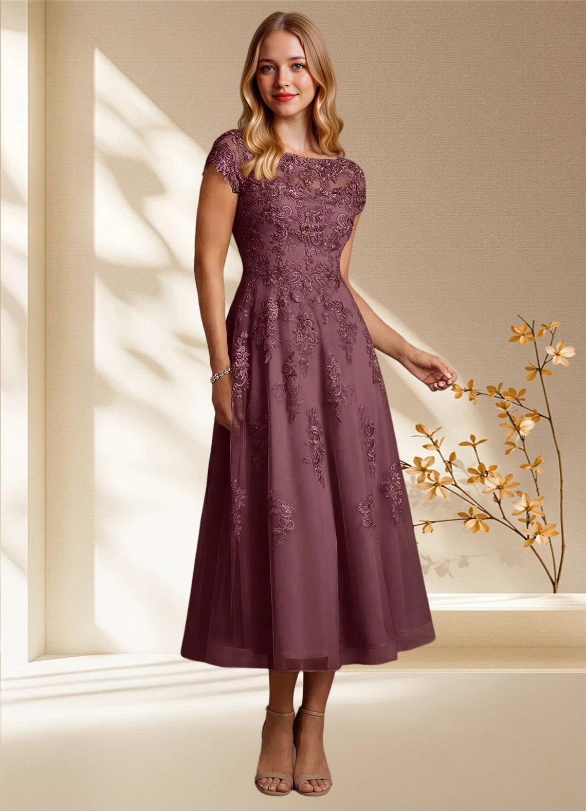 Augday Jolanda A-Line Lace Dress