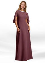 Augday Winnifred A-Line Beaded Chiffon Dress