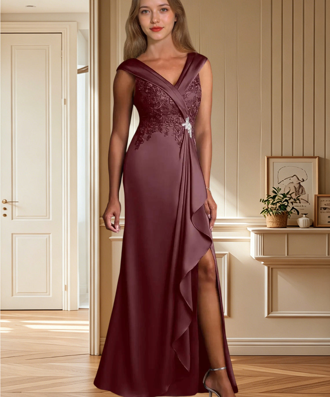 Augday Santa Monica A-Line Lace Dress