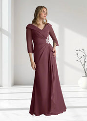 Augday Jaycee A-Line Chiffon Dress