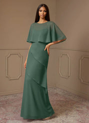 Augday Bowie A-Line Chiffon Dress