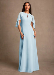 Augday Winnifred A-Line Beaded Chiffon Dress