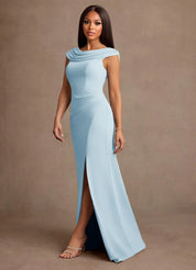 Augday Irvine A-Line Pleated Chiffon Dress