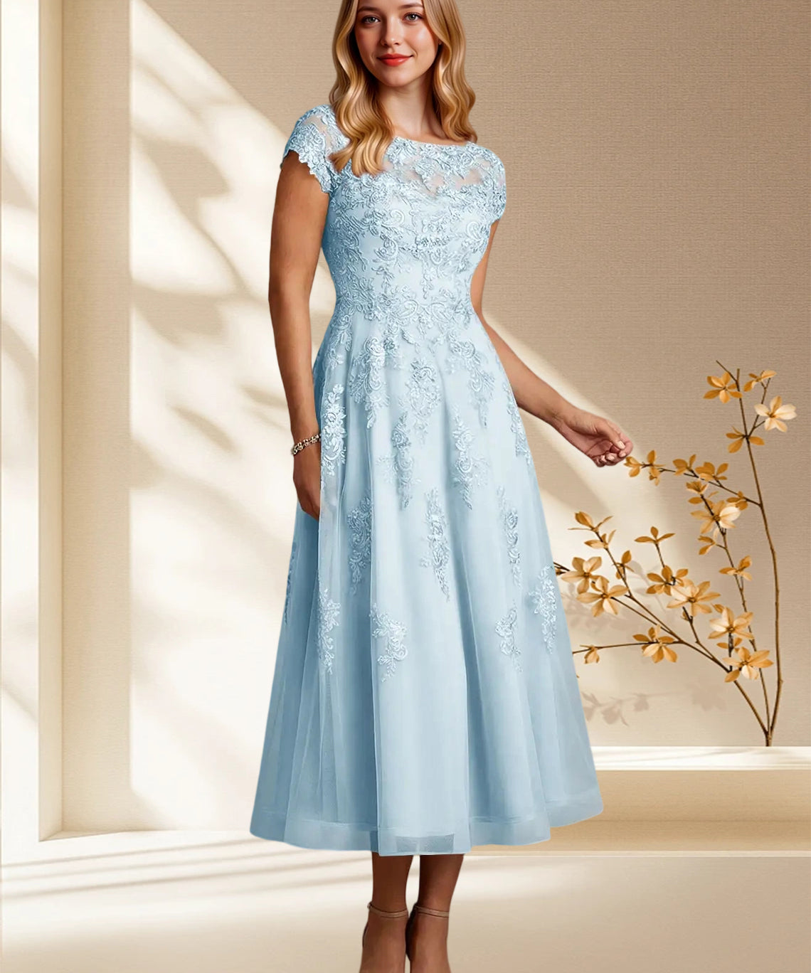 Augday Jolanda A-Line Lace Dress