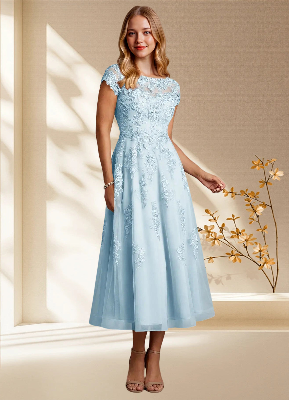 Augday Jolanda A-Line Lace Dress