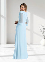 Augday Jaycee A-Line Chiffon Dress