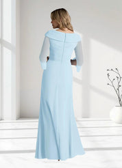 Augday Jaycee A-Line Chiffon Dress