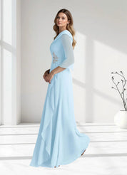 Augday Jaycee A-Line Chiffon Dress