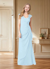 Augday Gladys A-Line Queen Anne Lace Chiffon Dress