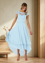 Augday Shonda Lace Chiffon Dress