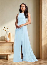 Augday Galvan A-Line Sequins Chiffon Dress