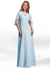 Augday Winnifred A-Line Beaded Chiffon Dress