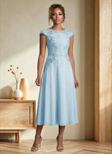 Augday Crista A-Line Lace Chiffon Dress