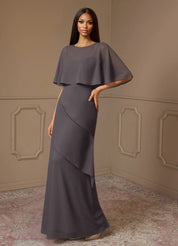 Augday Bowie A-Line Chiffon Dress