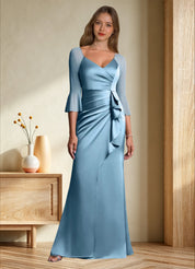 Augday Nampa Sheath Pleated Mesh Dress