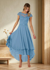 Augday Shonda Lace Chiffon Dress