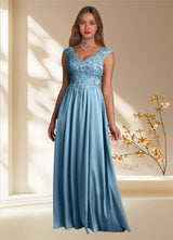 Augday Amethyst A-Line Lace Dress