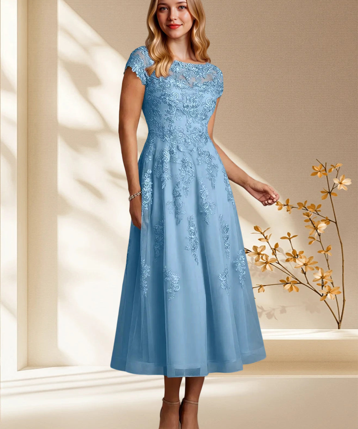 Augday Jolanda A-Line Lace Dress