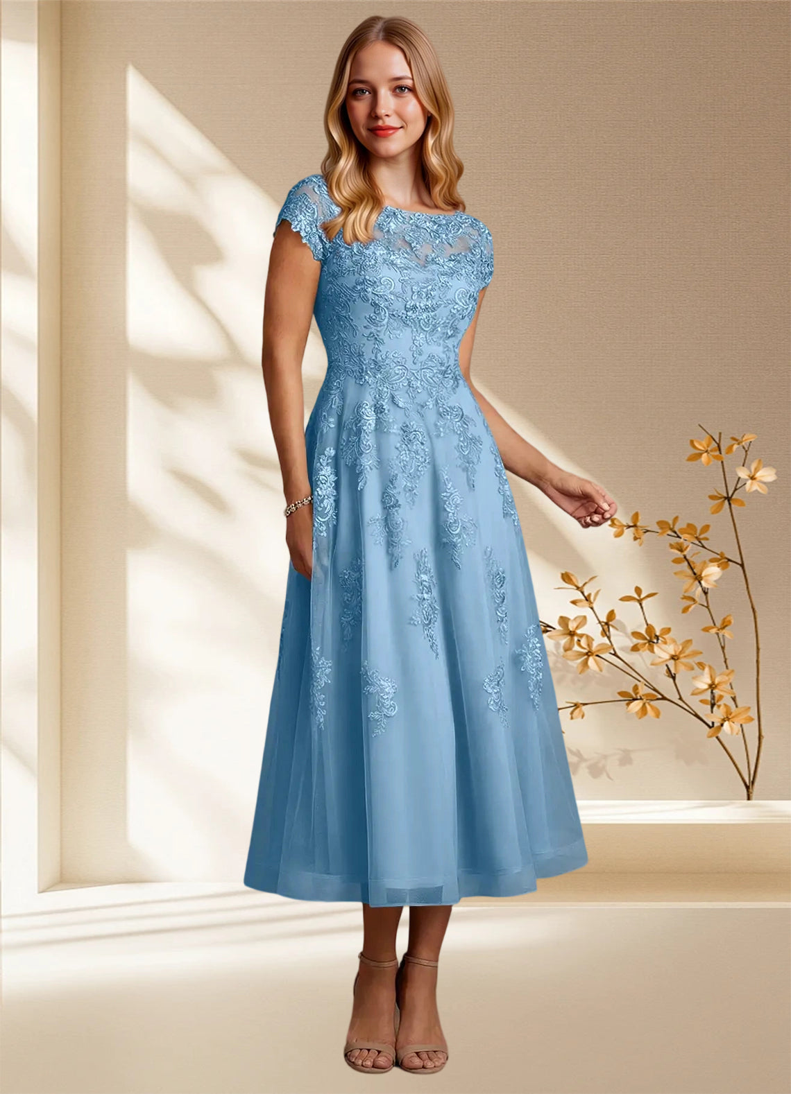 Augday Jolanda A-Line Lace Dress