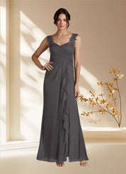 Augday Edelin A-Line Sweetheart Neckline Pleated Mesh Dress