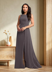 Augday Galvan A-Line Sequins Chiffon Dress