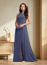 Augday Galvan A-Line Sequins Chiffon Dress
