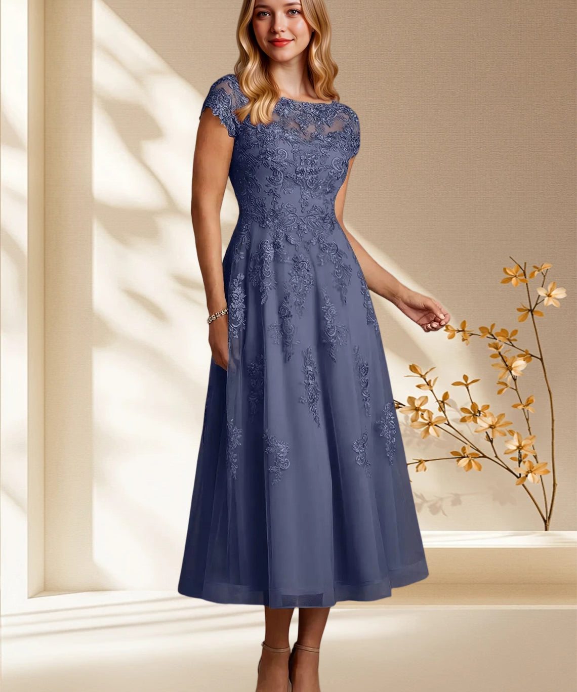 Augday Jolanda A-Line Lace Dress