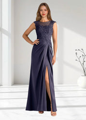 Augday Santa Barbara Sheath Pleated Stretch Satin Dress