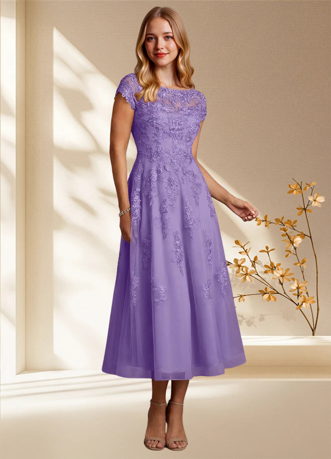 Augday Jolanda A-Line Lace Dress