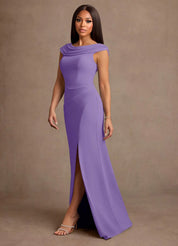 Augday Irvine A-Line Pleated Chiffon Dress