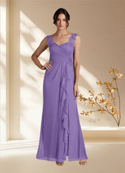 Augday Edelin A-Line Sweetheart Neckline Pleated Mesh Dress