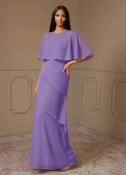 Augday Bowie A-Line Chiffon Dress