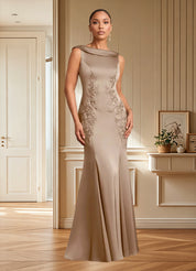Augday Franny Sheath Lace Stretch Satin Dress
