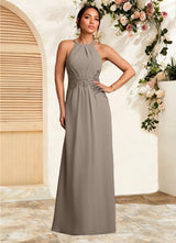 Augday Georgie A-Line Lace Chiffon Dress