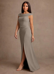 Augday Irvine A-Line Pleated Chiffon Dress