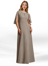 Augday Winnifred A-Line Beaded Chiffon Dress