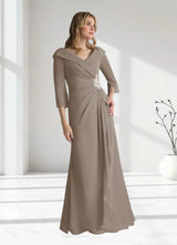 Augday Jaycee A-Line Chiffon Dress