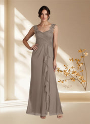 Augday Edelin A-Line Sweetheart Neckline Pleated Mesh Dress