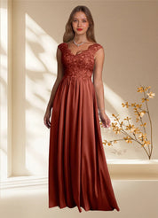 Augday Amethyst A-Line Lace Dress