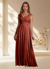 Augday Amethyst A-Line Lace Dress