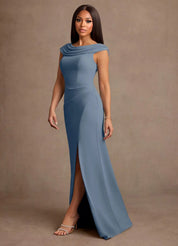 Augday Irvine A-Line Pleated Chiffon Dress