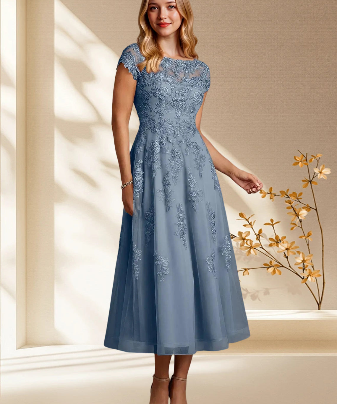 Augday Jolanda A-Line Lace Dress