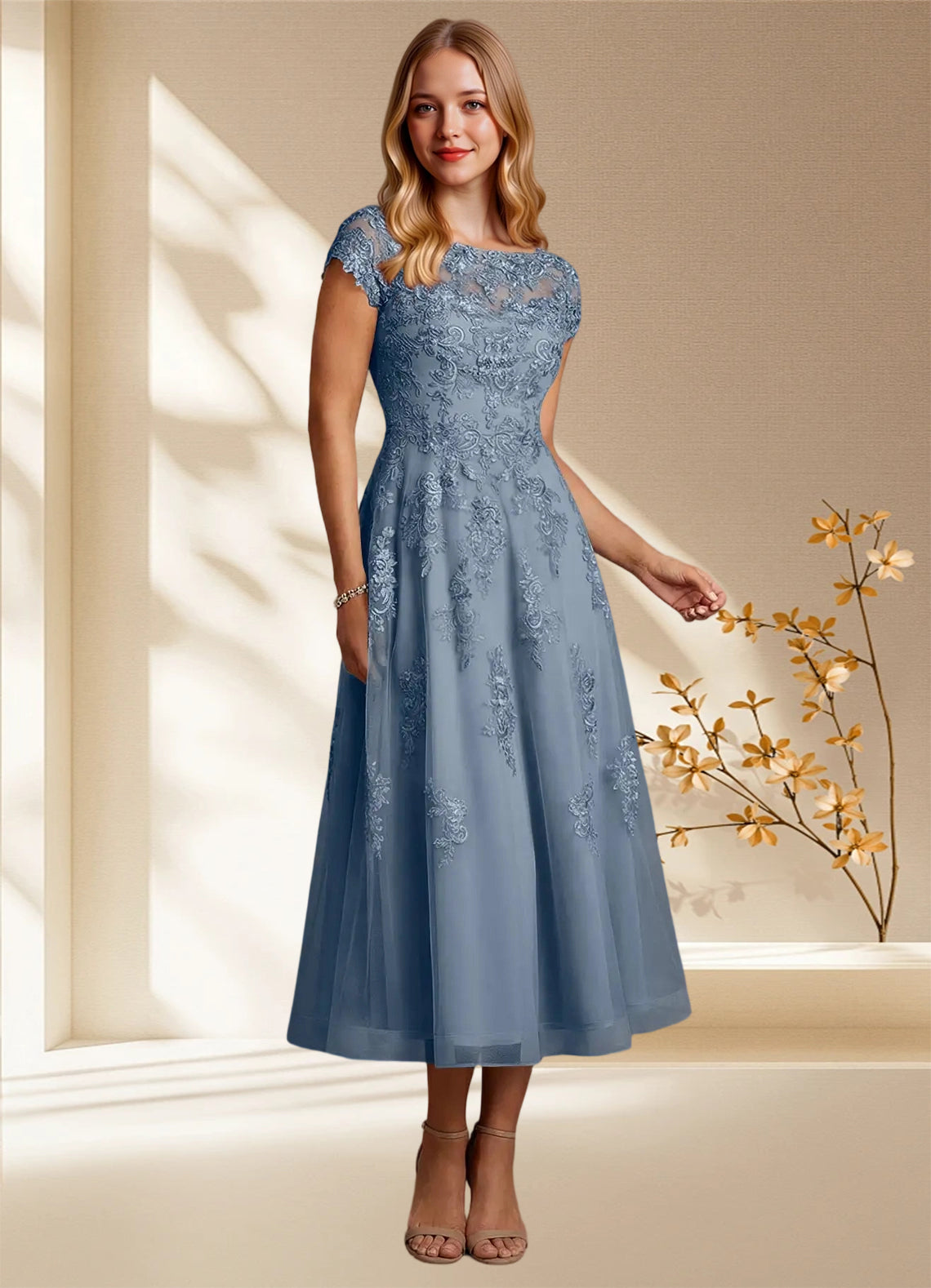 Augday Jolanda A-Line Lace Dress