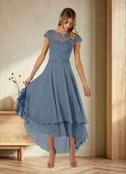 Augday Shonda Lace Chiffon Dress