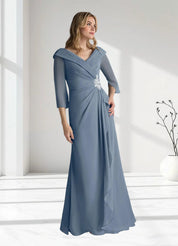 Augday Jaycee A-Line Chiffon Dress