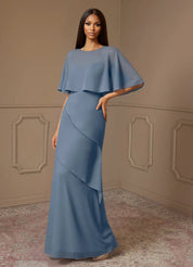 Augday Bowie A-Line Chiffon Dress