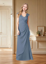 Augday Gladys A-Line Queen Anne Lace Chiffon Dress