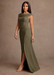 Augday Irvine A-Line Pleated Chiffon Dress